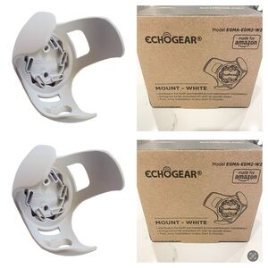 Get 2 Packs of Amazon EchoGear White Mount